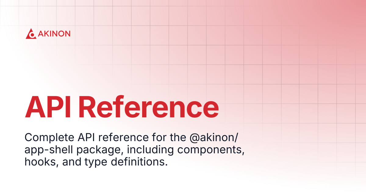 API Reference | Akinon UI | Docs