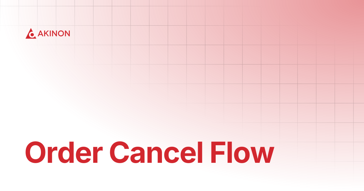 Order Cancel Flow | Tutorials | Docs